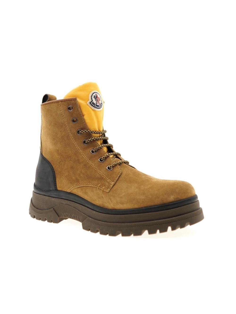 Moncler Men Ulysse Hiking Boots Brown Size 11 New - Picture 3 of 9